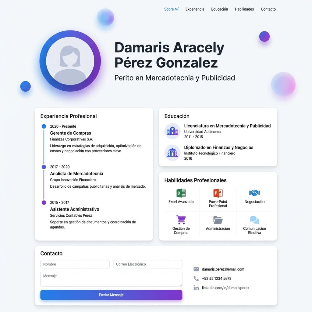 CV Elite - Damaris Pérez